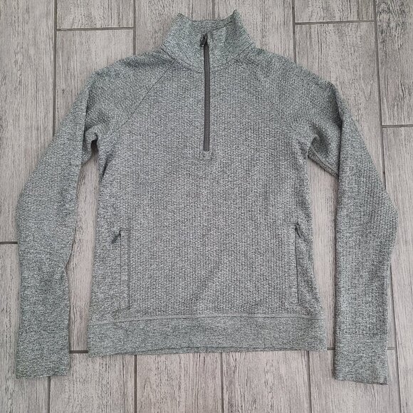 Lululemon Engineered Warmth Half Zip Pullover Grey Size 4 - Picture 1 of 11